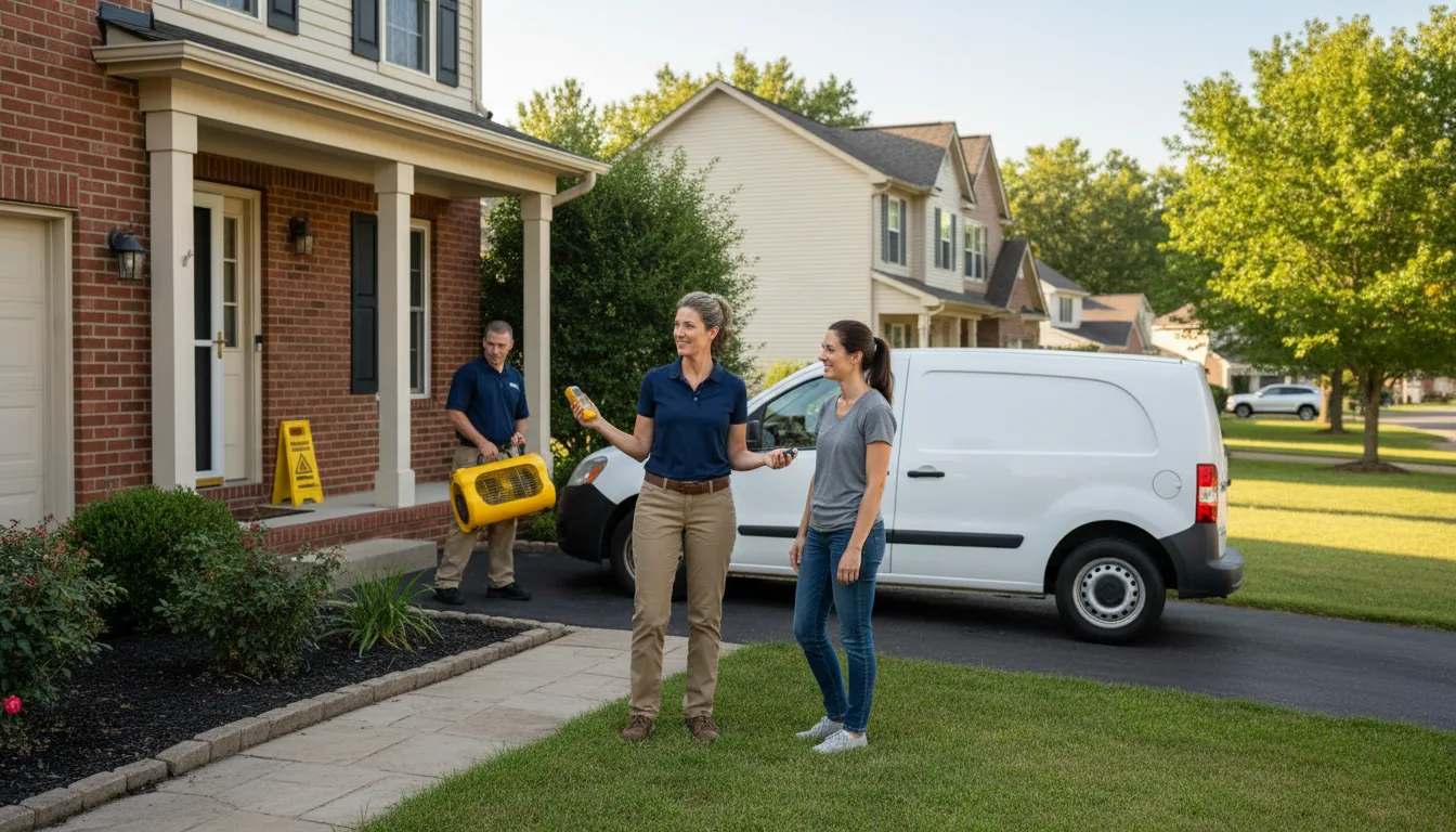 Water restoration image for Home Water Damage Repair in Pomeroy, IA